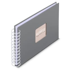 Hama 00009836 album fotografico e portalistino Grigio 50 fogli 10 x 15 Rilegatura a spirale