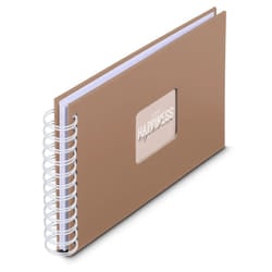Hama 00009848 album fotografico e portalistino Marrone 50 fogli 10 x 15 Rilegatura a spirale
