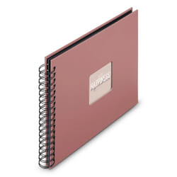 Hama 00009858 album fotografico e portalistino Terracotta 100 fogli Rilegatura a spirale