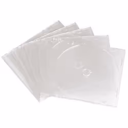 Hama 00011521 custodia CD/DVD Trasparente