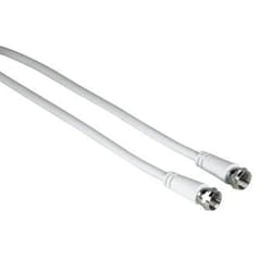 Hama 00011898 cavo coassiale 3 m F M Bianco
