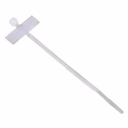 Hama Kabelbinder mit Beschriftungsfeld, 98 mm, 25 Stück, selbstsichernd, Nylon, Bianco, 98 mm