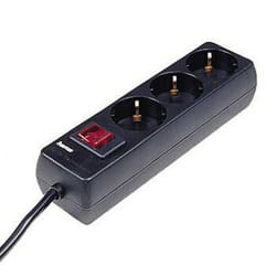 Hama 00030392 protezione da sovraccarico Nero 3 presa(e) AC 230 V 1,4 m