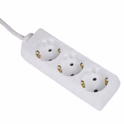 Hama 00030569, 3 presa(e) AC, 230 V, 3500 W, Bianco, Plastica, 3 m