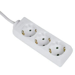 Hama 00030569 protezione da sovraccarico Bianco 3 presa(e) AC 230 V 3 m