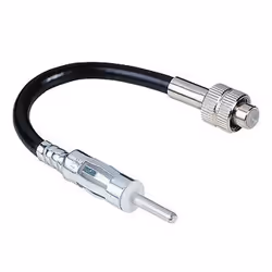 Hama Antenna Adapter Plug DIN - Socket Hirschmann Type, Adattatore per antenna, Maschio, Femmina, Nero, Cavo tondo