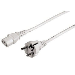 Hama Universal Mains Lead, 5 m, white Bianco