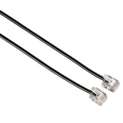 Hama Cavo telefonico spina 6p 4c / spina 6p 4c, 3 metri, nero