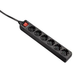 Hama Distribution Panel unità di distribuzione dell'energia (PDU) Nero