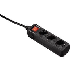 Hama Distribution Panel unità di distribuzione dell'energia (PDU) Nero