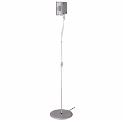 Hama Speaker Stand "Slim", 5 kg, Argento, 1230 mm