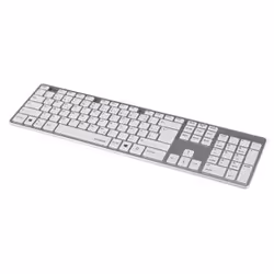 Hama Rossano, Full-size (100%), Cablato, USB, Argento, Bianco