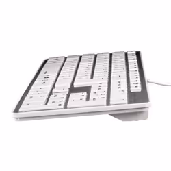 Hama Rossano tastiera USB Argento, Bianco