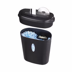 Hama Distruggi documenti elettrico Home X12CD, taglio a croce, CD, carte dicredito, 21 lt, nero