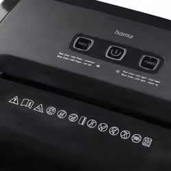 Hama Prime M100 distruggi documenti Taglio a frammenti 62 dB 22 cm Nero - Vista aggiuntiva 3