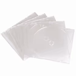 Hama CD Slim Empty Box, pack 10, transparent 1 dischi Trasparente - Vista aggiuntiva 2