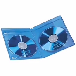 Hama Blu-ray Disc Double Jewel Case, 3 pcs./pack, blue 2 dischi - Vista aggiuntiva 3