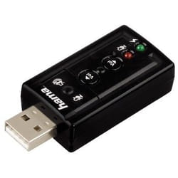 Hama USB Sound Card "7.1 Surround" 7.1 canali