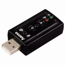 Hama USB Sound Card "7.1 Surround" 7.1 canali