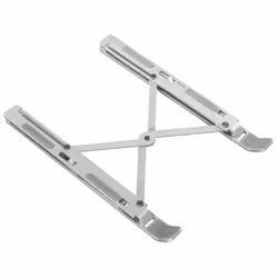 Hama Aluminium Supporto per computer portatile Argento 39,1 cm (15.4")