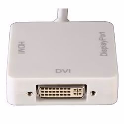 Hama mini DisplayPort - DVI/DisplayPort/HDMI DisplayPort + DVI + HDMI Bianco - Vista aggiuntiva 4