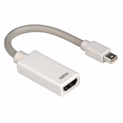Hama Cavetto adattatore Mini Display Port M/HDMI F per Mac, compatibile Thunderbolt, Vesa 1.1a, doppia schermatura, ferrite, ...