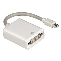 Hama Adattatori Mini display port / DVI per Mac, bianco