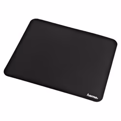 Hama Mouse Pad antiscivolo nero per mouse laser, Nero, Monocromatico
