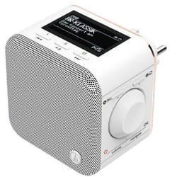 Hama DR40BT-PlugIn Portatile Analogico e digitale Bianco