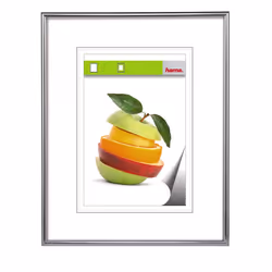 Hama Sevilla, Cornice per foto singola, Plastica, Argento, 30 x 45 cm, 400 mm, 17 mm