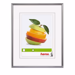 Hama 00066435, Cornice per foto singola, Plastica, Argento, 20 x 28 cm, Riflettente, 300 mm