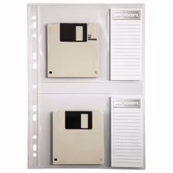 Hama 00078352 custodia CD/DVD Custodia a tasca 2 dischi Trasparente - Vista aggiuntiva 2