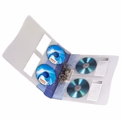Hama 00078352 custodia CD/DVD Custodia a tasca 2 dischi Trasparente - Vista aggiuntiva 4