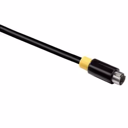 Hama 00079908, 1,5 m, S-Video (4-pin), S-Video (4-pin), Nichel, Nero, Maschio/Maschio