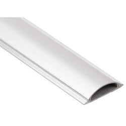 Hama Cable Duct, semicircular, 100/2.1 cm, white Bianco PVC
