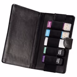 Hama 00084409 custodia penna USB Ecopelle Nero
