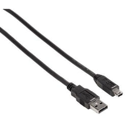 Hama USB 2.0 Connection Cable, 1.8m cavo USB 1,8 m USB A Mini-USB B Nero