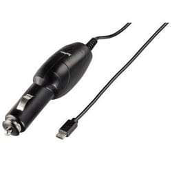 Hama Caricatore da auto Micro USB per navigatore, 1,45 m, 1.0A, nero