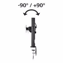 Hama 00095827 Supporti a parete per TV 59,9 cm (23.6") Scrivania Nero