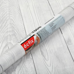 Plastica adesiva D-c-fix cm 45X200 bianco effetto legno