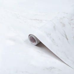 D-c-fix - Pellicola Adesiva per mobili Marmo romeo opaco bianco pietra pvc plastica vinile impermeabile decorativa per cucina, armadio, porta carta