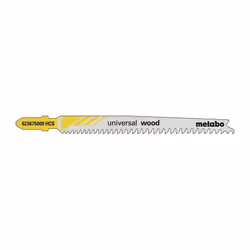 Metabo - Lames de scie sauteuse universelle en bois longueur utile dents 91mm. progr.HCS z. masse