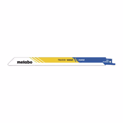 Metabo - Lames de scie sabre flexible L.200mm épaisseur 0,9mm pas de dent 2,5mm BiMétal/10TPI