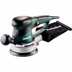 Metabo - Levigatrice eccentrica 150 mm 350 W cerchio di oscillazione 2,8 / 6,2 mm con custodia Metaloc - SXE 450 TurboTec I v ...