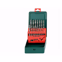 Dettagli : Punte per metallo HSS-G, rettificate, cilindriche, DIN 338, tipo N, affilatura incrociata a 135°, superficie lucid ...