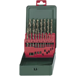 Metabo - 627157000 hss Kit punte a spirale da metallo 19 parti Cobalto din 338 Alberino cilindrico 1 kit