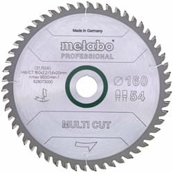 Metabo - Accessori - Disco da taglio Multi Cut - Professional 160 x 20 mm 628073000