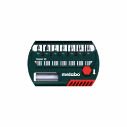 Metabo Bit-Box Impact 8 tlg. 29mm (628849000) Bestehend aus: je 1 Bit Pozidriv PZ Gr. 2, 3 (Torsionsbits); 29 mm lang je 1 Bi ...