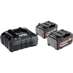 Metabo - Set base 2 x 18V 4,0 Ah (625591000) + caricatore ASC55 in confezione