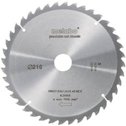 Metabo - 628065000 Lama circolare 216 mm 1 pz.